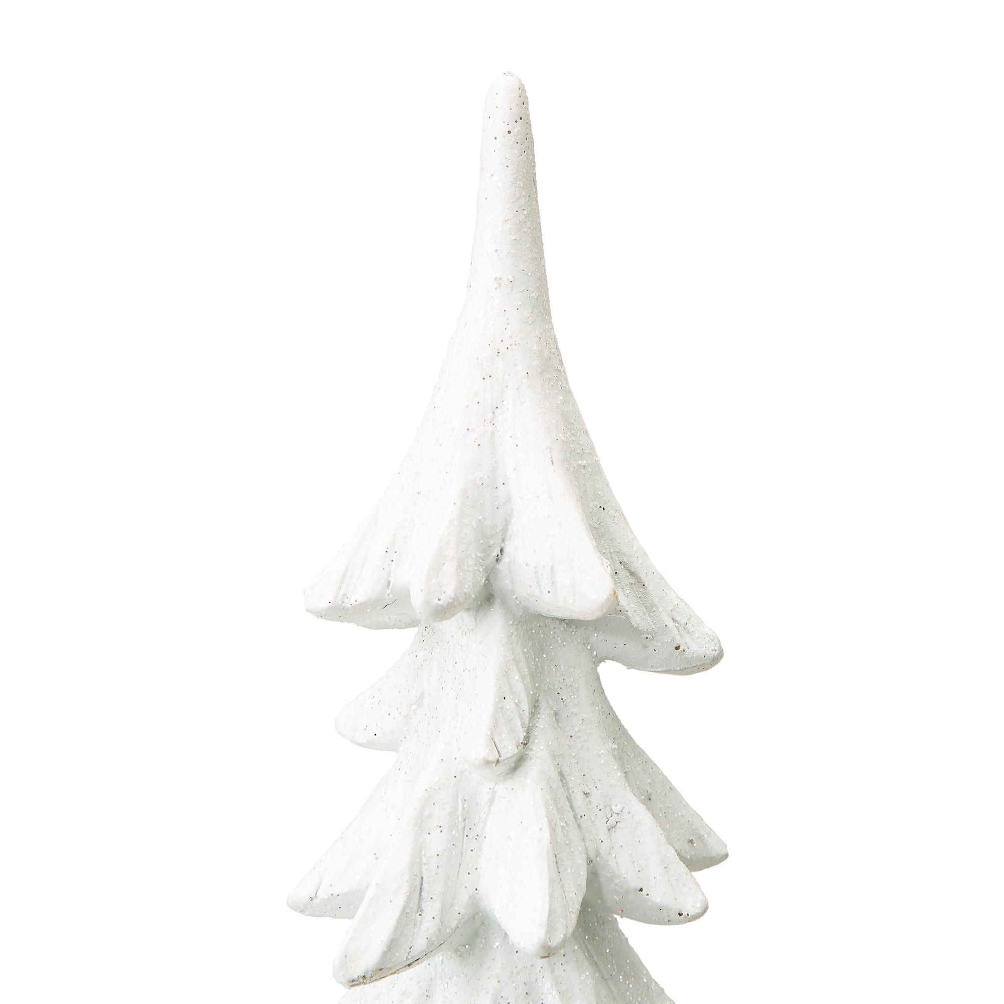 Glitzhome® 14.75" White Christmas Tree Table Décor